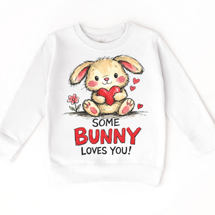 Some Bunny Loves You Valeintine's Day Shirt -  Bunny Rabbit Valeintine Tee