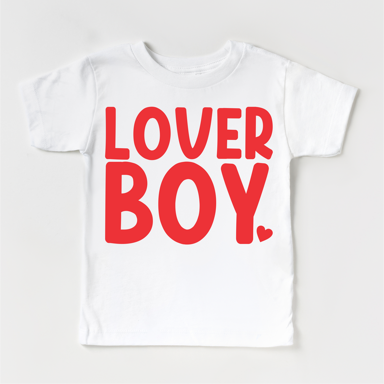 Lover Boy Valeintine's Day Shirt -  Boy's Valeintine Tee