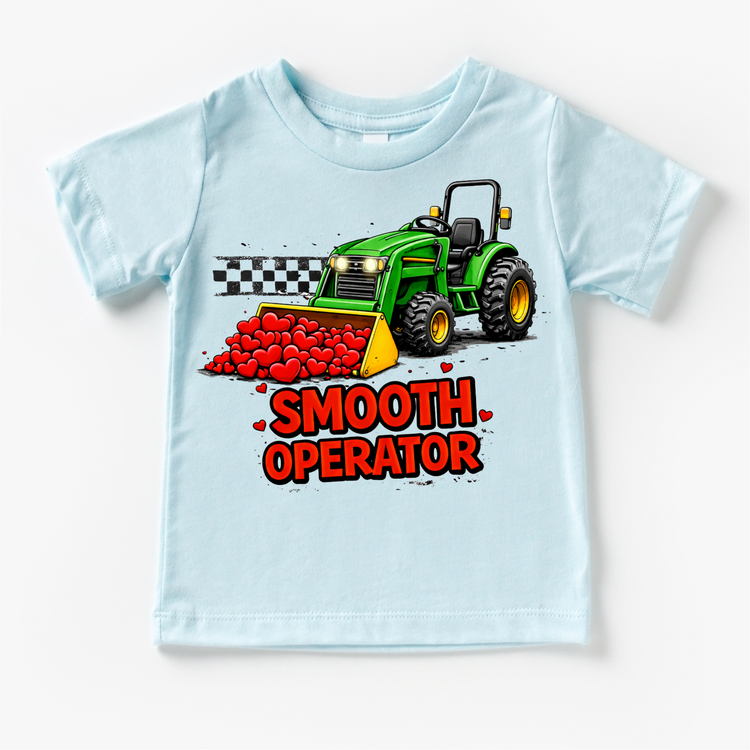 Smooth Operator Tractor Valeintine's Day Shirt -  Contry Farm Valeintine Tee