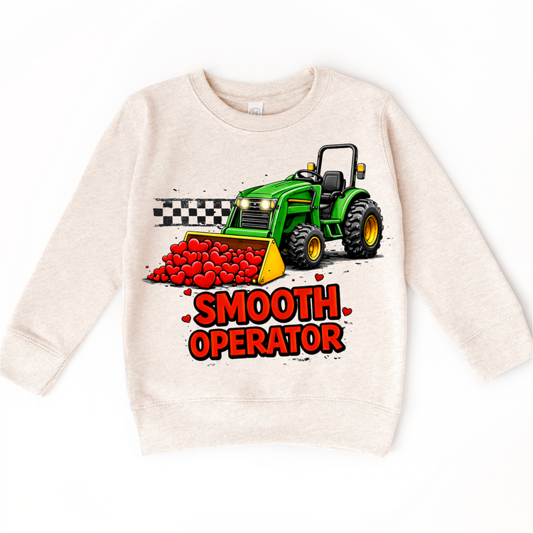 Smooth Operator Tractor Valeintine's Day Shirt -  Contry Farm Valeintine Tee