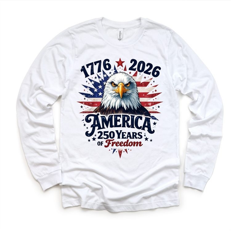 250 Year Aniversary 4th Of July Shirt -  1776 to 2026 Freedom Tee