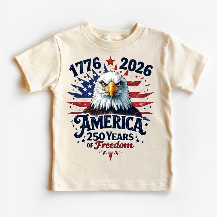 250 Year Aniversary 4th Of July Shirt -  1776 to 2026 Freedom Tee