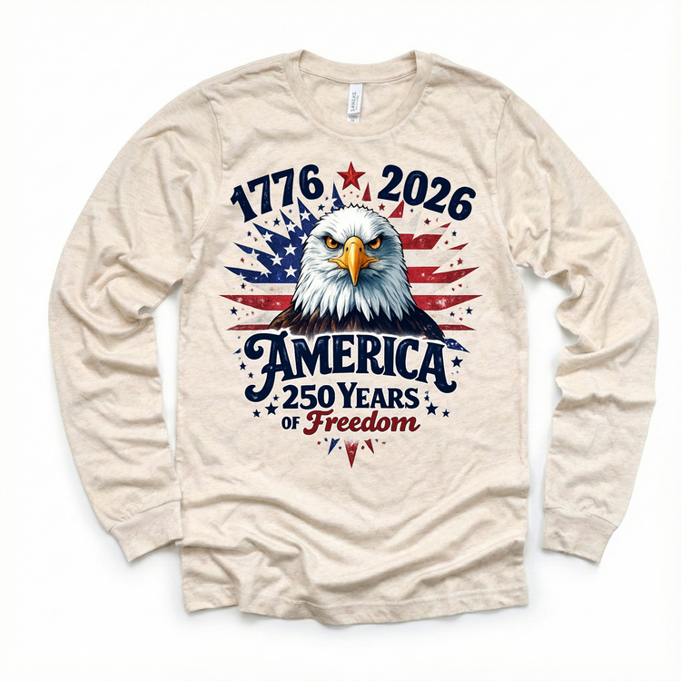 250 Year Aniversary 4th Of July Shirt -  1776 to 2026 Freedom Tee