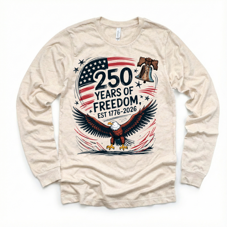 250 Year Aniversary 4th Of July Shirt -  250 Years Of Freedom