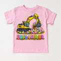 Eggs Cavator Excavator Easter Shirt - Kids Easter Egg Tee - Madi Moosh Boutique
