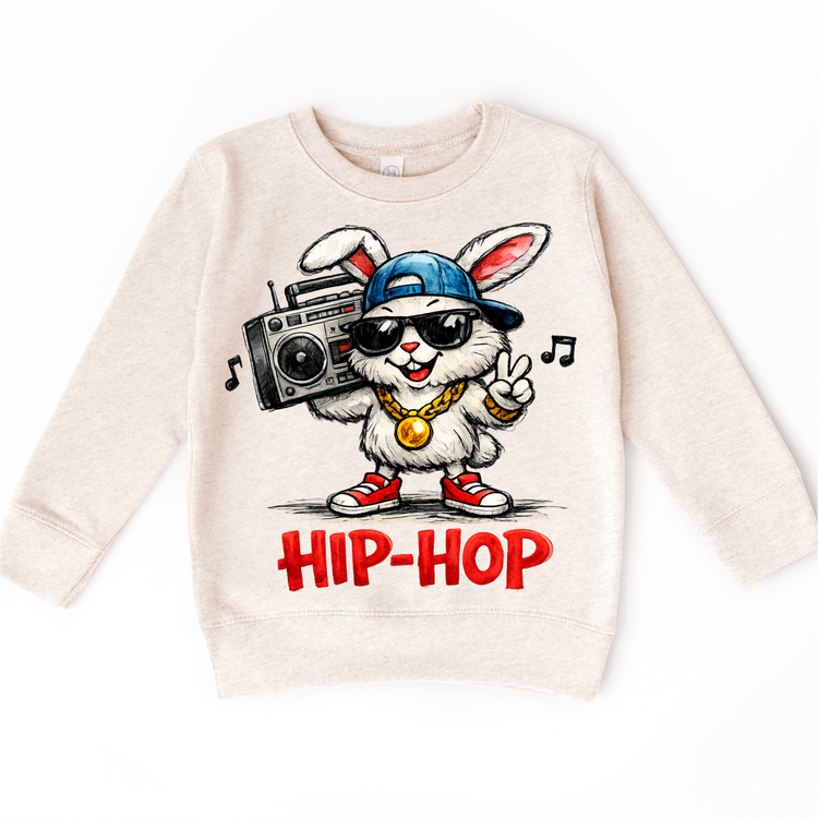 Hip-Hop Retro Easter Bunny Shirt - Easter Tee