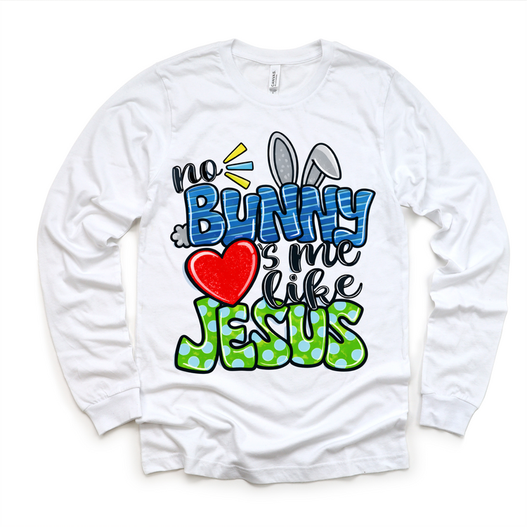 No Bunny Loves Me Like Jesus Easter Shirt - Kids Christian Easter Tee