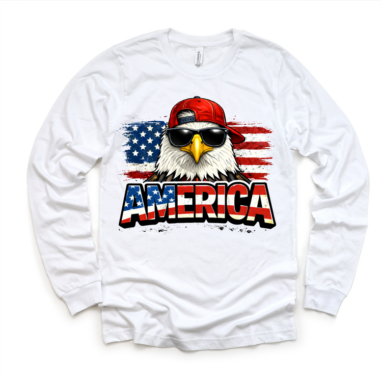 American Bold Eagle 4th of July Shirt - Independence Day Tee