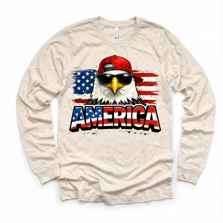 American Bold Eagle 4th of July Shirt - Independence Day Tee