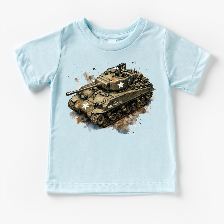 WWII Sherman Tank Military Shirt - Military Tank Tee