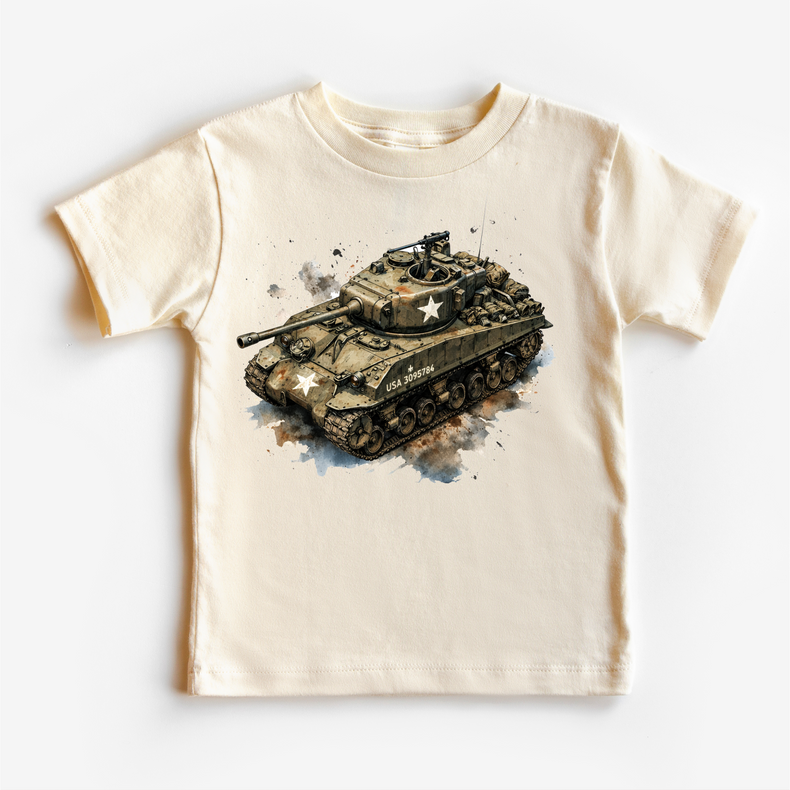 WWII Sherman Tank Military Shirt - Military Tank Tee