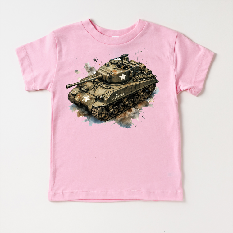 WWII Sherman Tank Military Shirt - Military Tank Tee