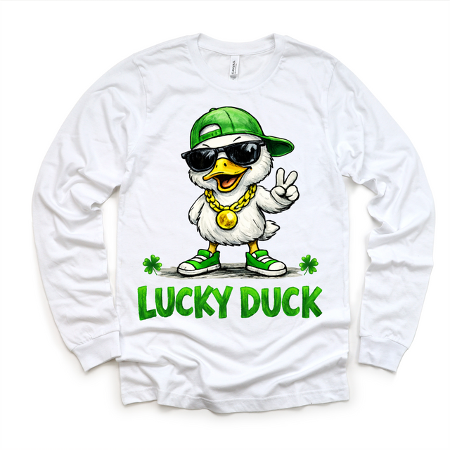 Lucky Duck St. Patricks Day Shirt - Boys Irish Shirt