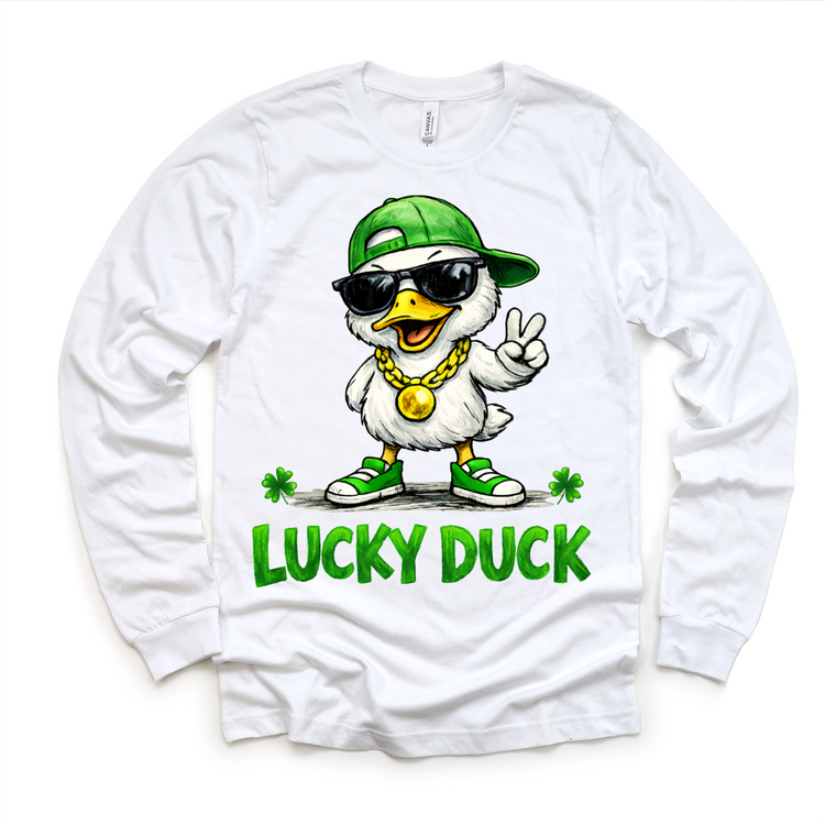 Lucky Duck St. Patricks Day Shirt - Boys Irish Shirt