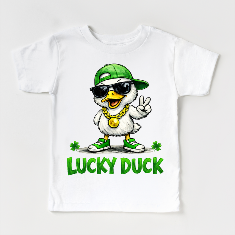 Lucky Duck St. Patricks Day Shirt - Boys Irish Shirt