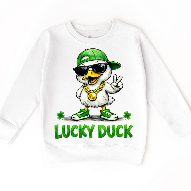 Lucky Duck St. Patricks Day Shirt - Boys Irish Shirt