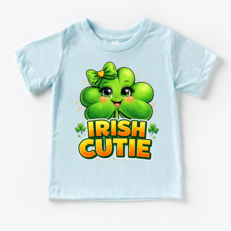 Irish Cutie St. Patricks Day Shirt - Girls Irish Tee