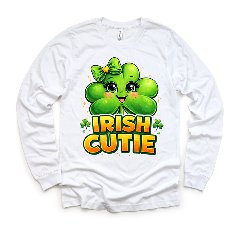 Irish Cutie St. Patricks Day Shirt - Girls Irish Tee