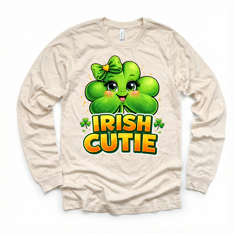 Irish Cutie St. Patricks Day Shirt - Girls Irish Tee