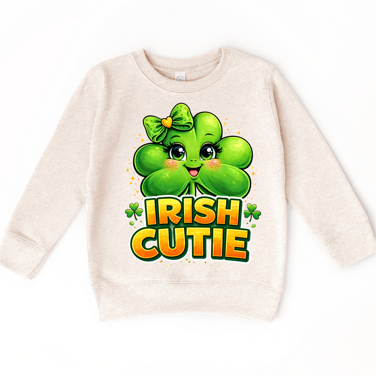 Irish Cutie St. Patricks Day Shirt - Girls Irish Tee