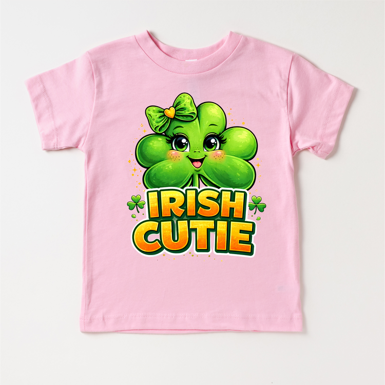 Irish Cutie St. Patricks Day Shirt - Girls Irish Tee