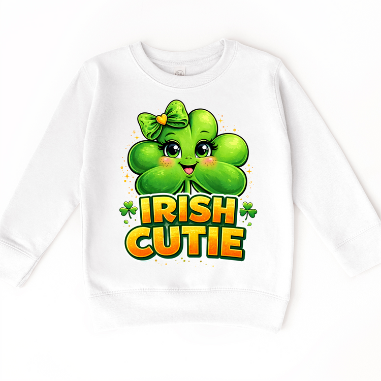 Irish Cutie St. Patricks Day Shirt - Girls Irish Tee