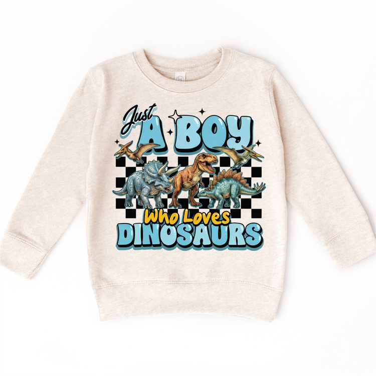 Just A Boy Who Loves Dinosaurs Shirt - Dinosaur Tee