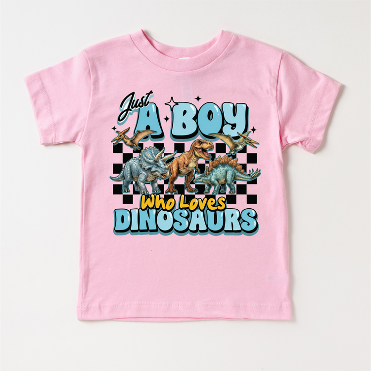 Just A Boy Who Loves Dinosaurs Shirt - Dinosaur Tee