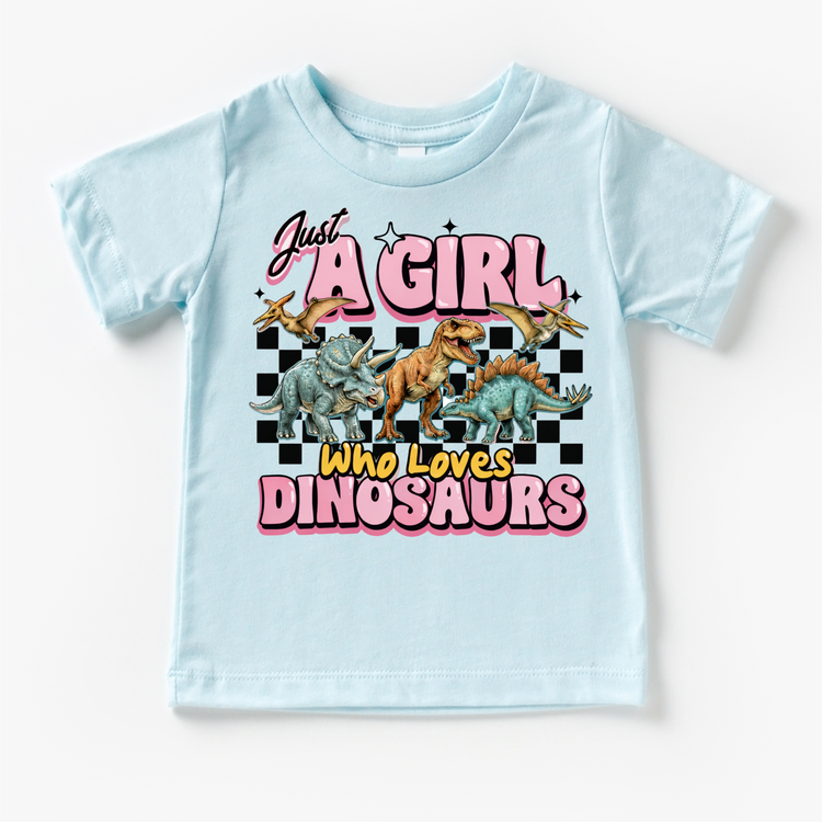 Just A Girl Who Loves Dinosaurs Shirt - Dinosaur Tee