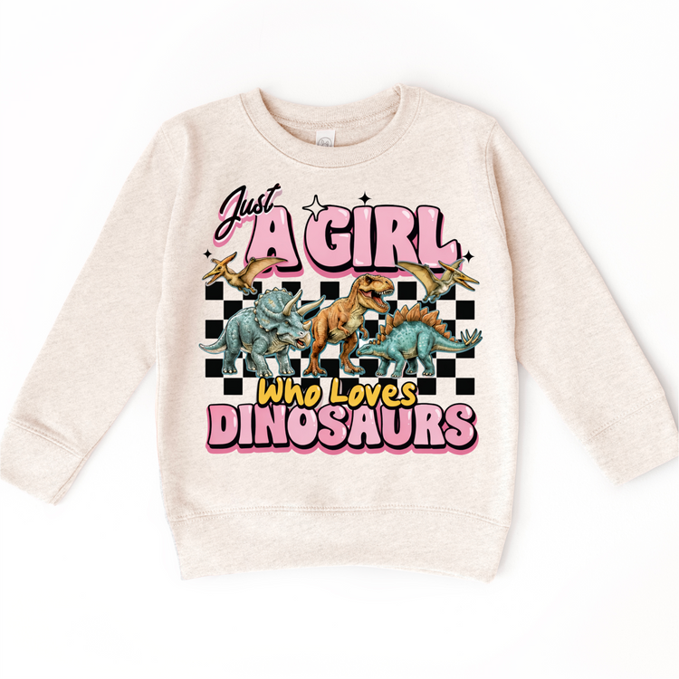 Just A Girl Who Loves Dinosaurs Shirt - Dinosaur Tee