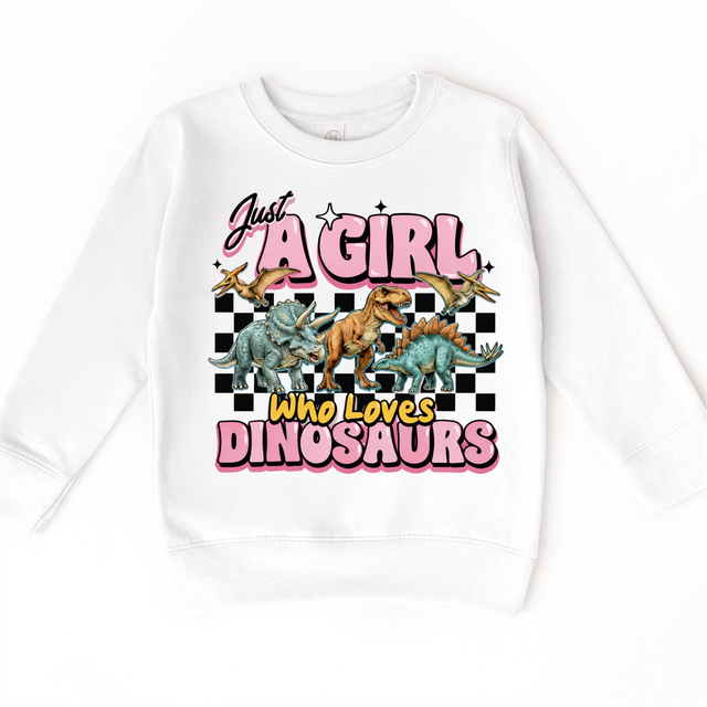 Just A Girl Who Loves Dinosaurs Shirt - Dinosaur Tee