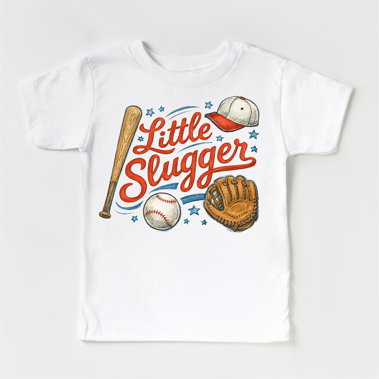 Little Slugger Baseball Shirt - Kids Baseball Tee