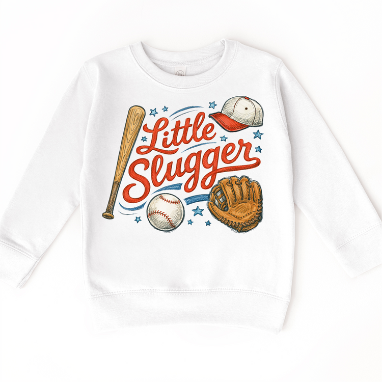 Little Slugger Baseball Shirt - Kids Baseball Tee