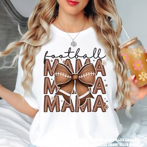 Football Mama Tee - Printed On Comfort Colors