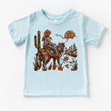 Cowgirl Riding Off In The Sunset Shirt - Girls Western Cowgirl Tee - Madi Moosh Boutique