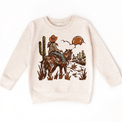 Cowgirl Riding Off In The Sunset Shirt - Girls Western Cowgirl Tee - Madi Moosh Boutique
