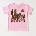 Cowgirl Riding Off In The Sunset Shirt - Girls Western Cowgirl Tee - Madi Moosh Boutique