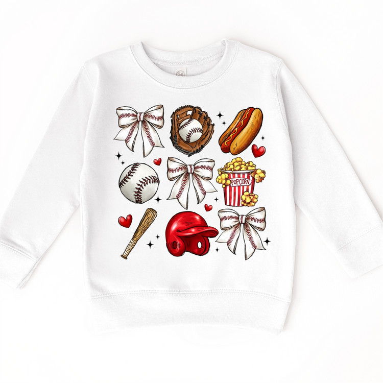 Baseballs And Bows Game Shirt - Girls Baseball Tee