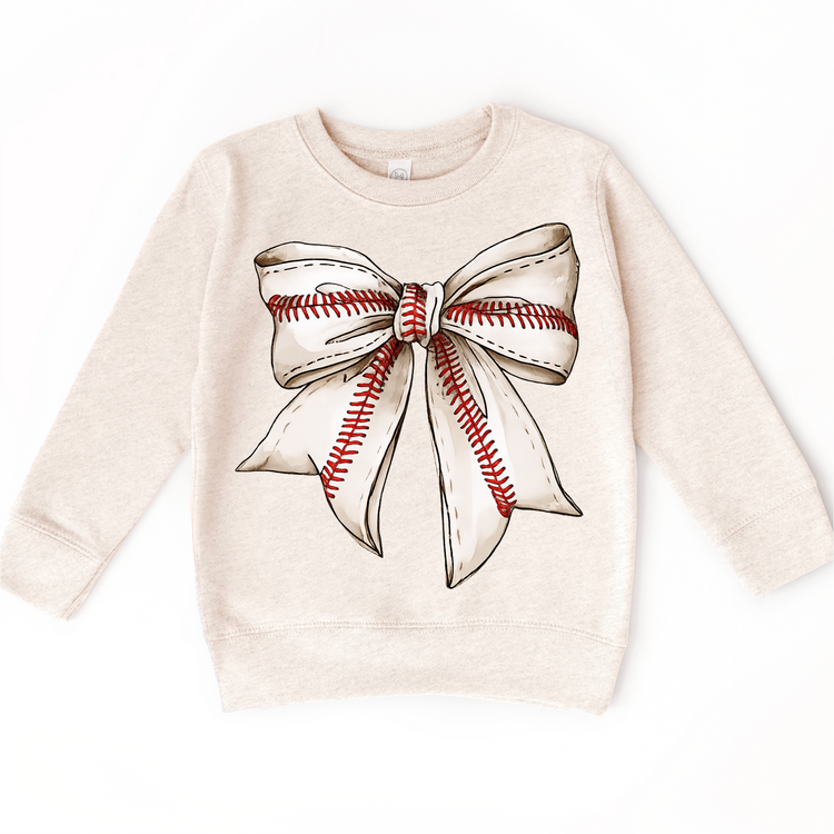 Baseball Bow T-Shirt - Girls Baseball Tee
