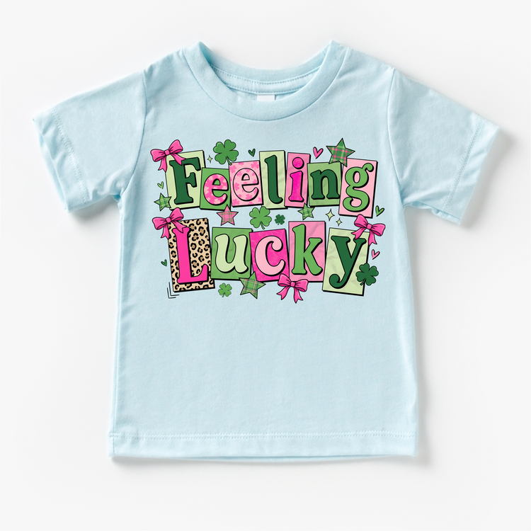 Feeling Lucky St. Patrick's Day Shirt - Girls Irish Tee