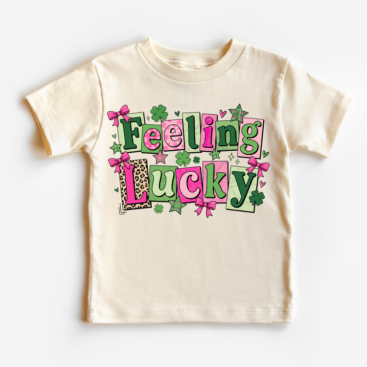 Feeling Lucky St. Patrick's Day Shirt - Girls Irish Tee