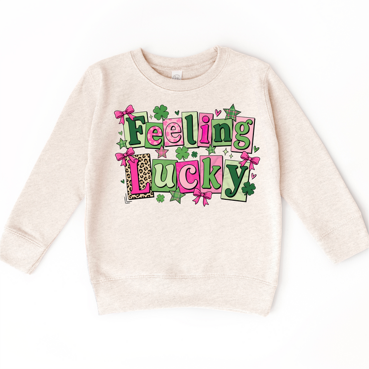 Feeling Lucky St. Patrick's Day Shirt - Girls Irish Tee