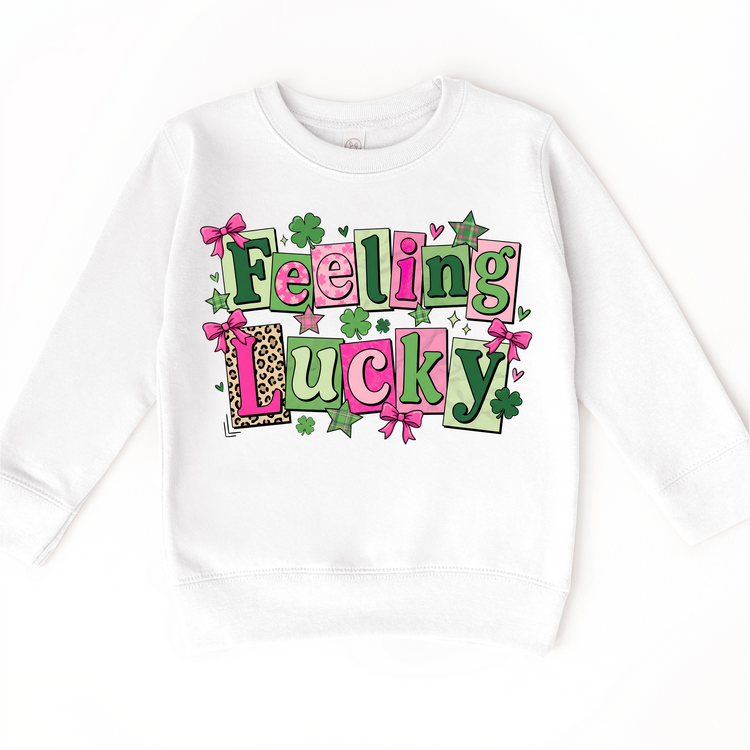 Feeling Lucky St. Patrick's Day Shirt - Girls Irish Tee