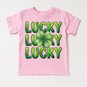 Lucky 4 Leaf Clover St. Patrick's Day Shirt - Girls Irish Tee - Madi Moosh Boutique