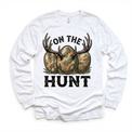 On The Hunt Easter Egg Hunting Shirt - Camo Easter Egg Tee - Madi Moosh Boutique