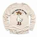Silly Goose On The Loose Cowboy T-Shirt - Cowboy Goose Shirt - Madi Moosh Boutique
