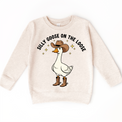 Silly Goose On The Loose Cowboy T-Shirt - Cowboy Goose Shirt - Madi Moosh Boutique
