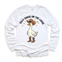 Silly Goose On The Loose Cowboy T-Shirt - Cowboy Goose Shirt - Madi Moosh Boutique