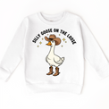 Silly Goose On The Loose Cowboy T-Shirt - Cowboy Goose Shirt - Madi Moosh Boutique
