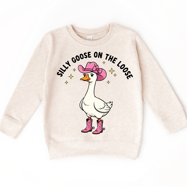 Silly Goose On The Loose Cowgirl T-Shirt - Cowgirl Goose Shirt - Madi Moosh Boutique